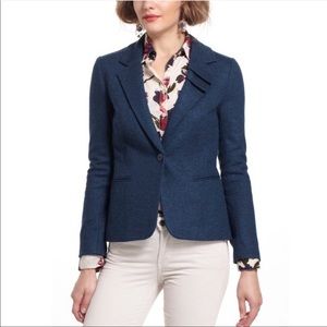 Anthropologie Elevenses Wool Blend Blazer